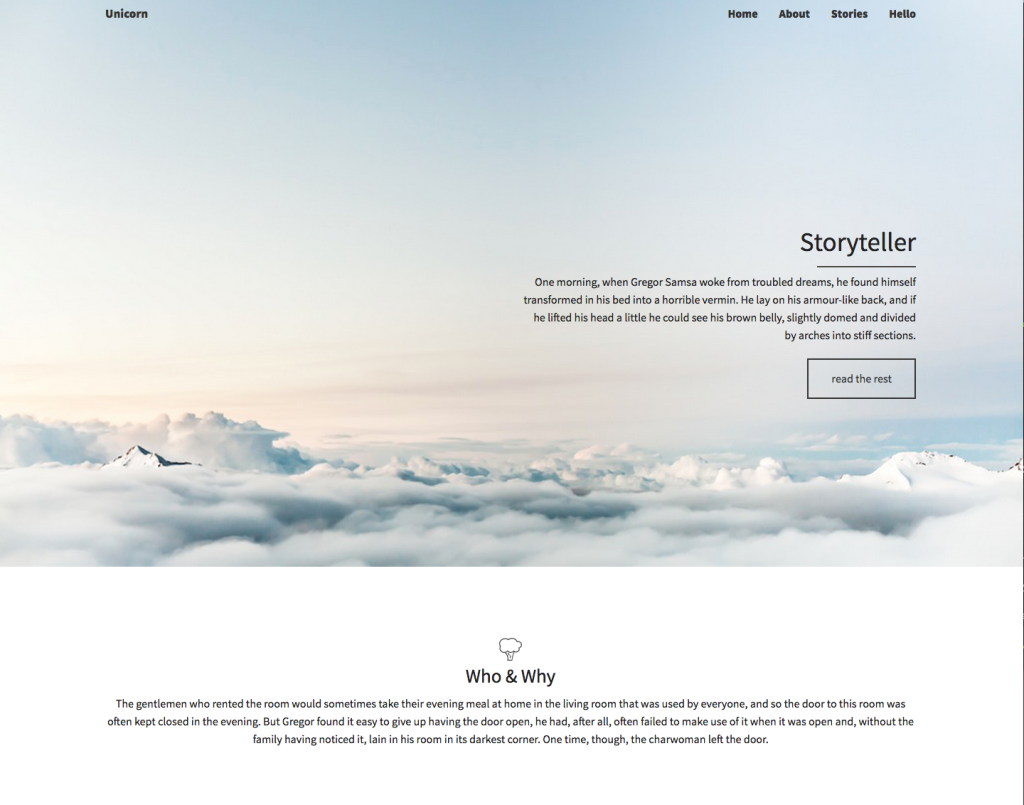 Unicorn_-_PSD_to_HTML_and_unicorn