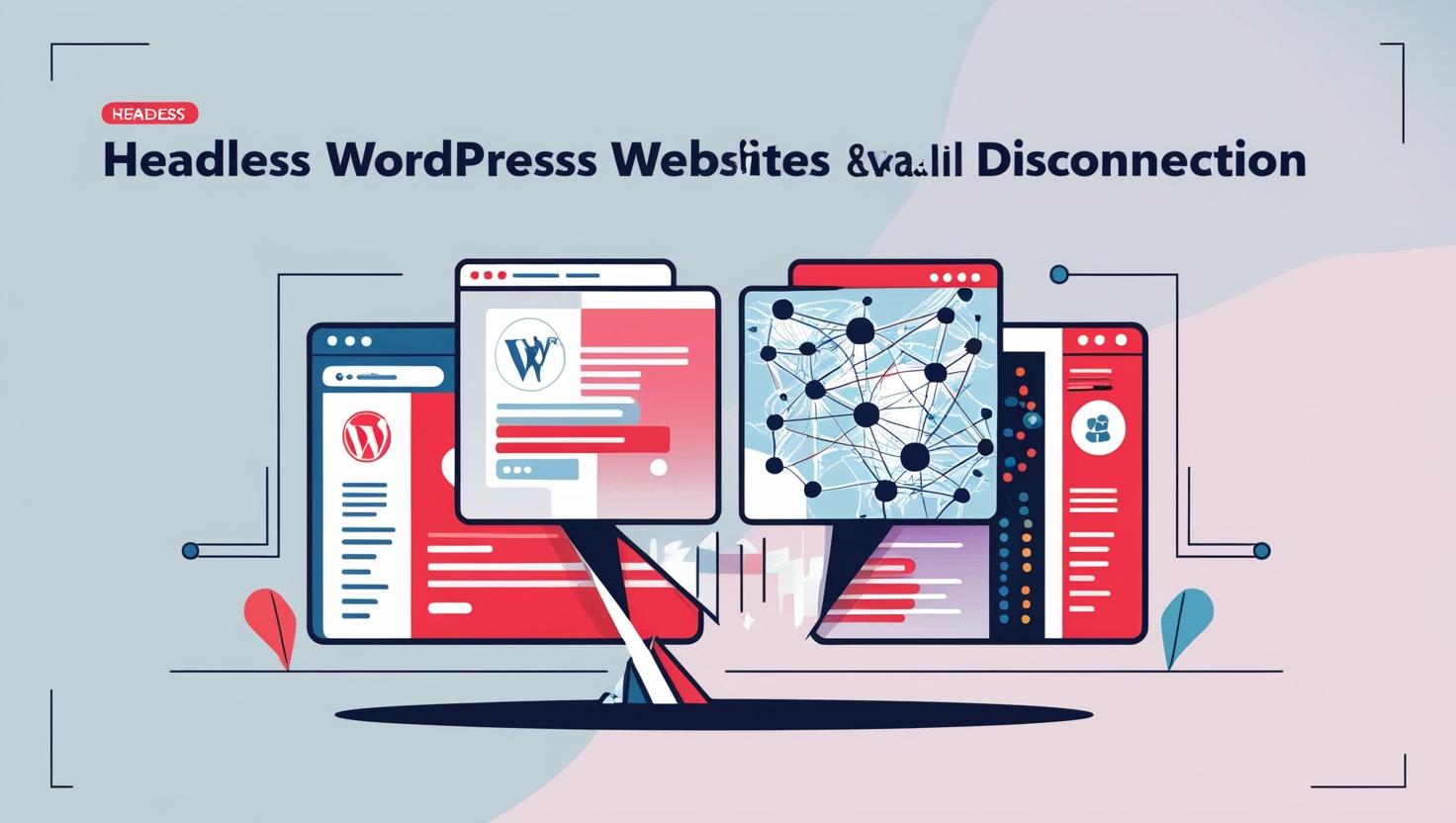 disconnected headless WordPress website