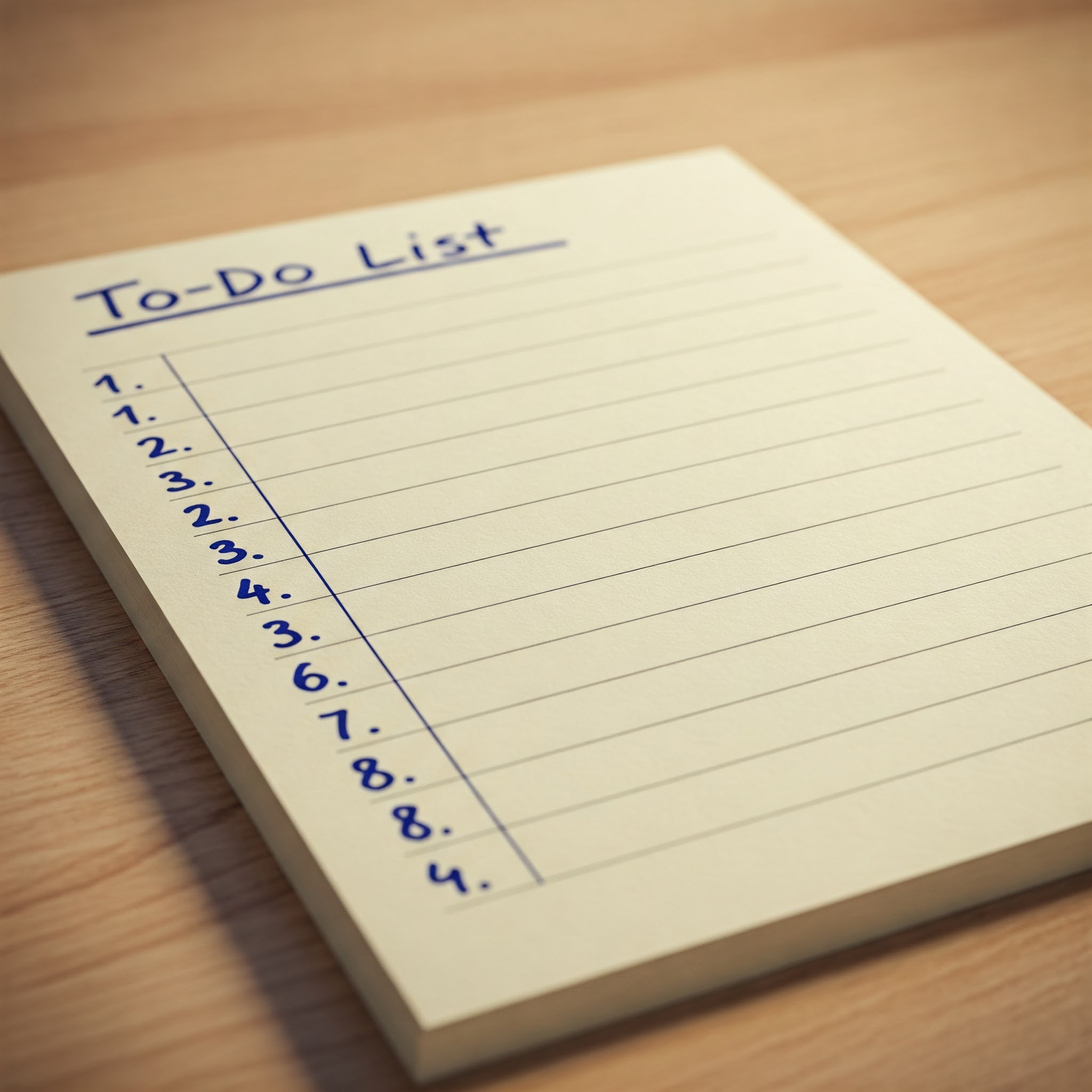 numbered list